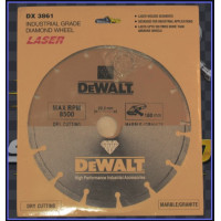 دیسک برش سنگ DEWALT DX3861 سایز 180mm Laserماربل و گرانیت دندانه‌دار