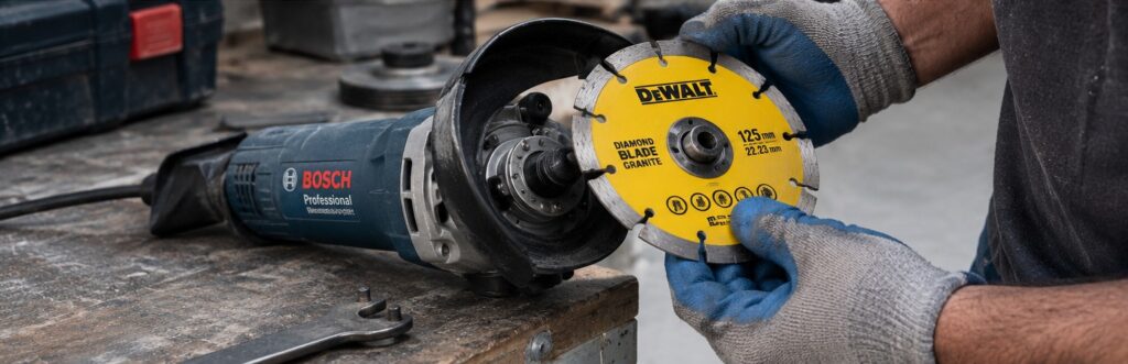 dewalt granite disc bosch grinder